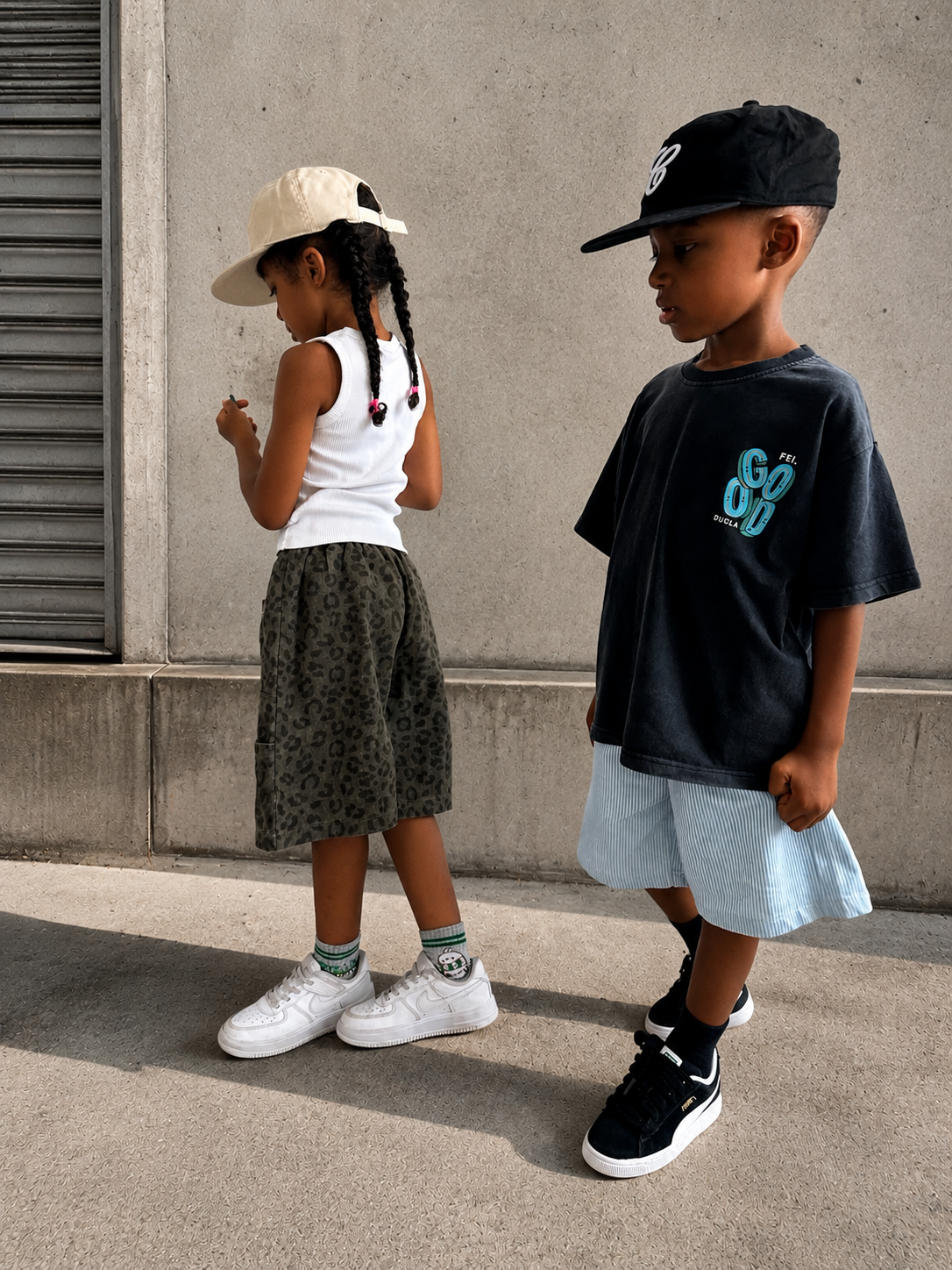 Short à motif léopard