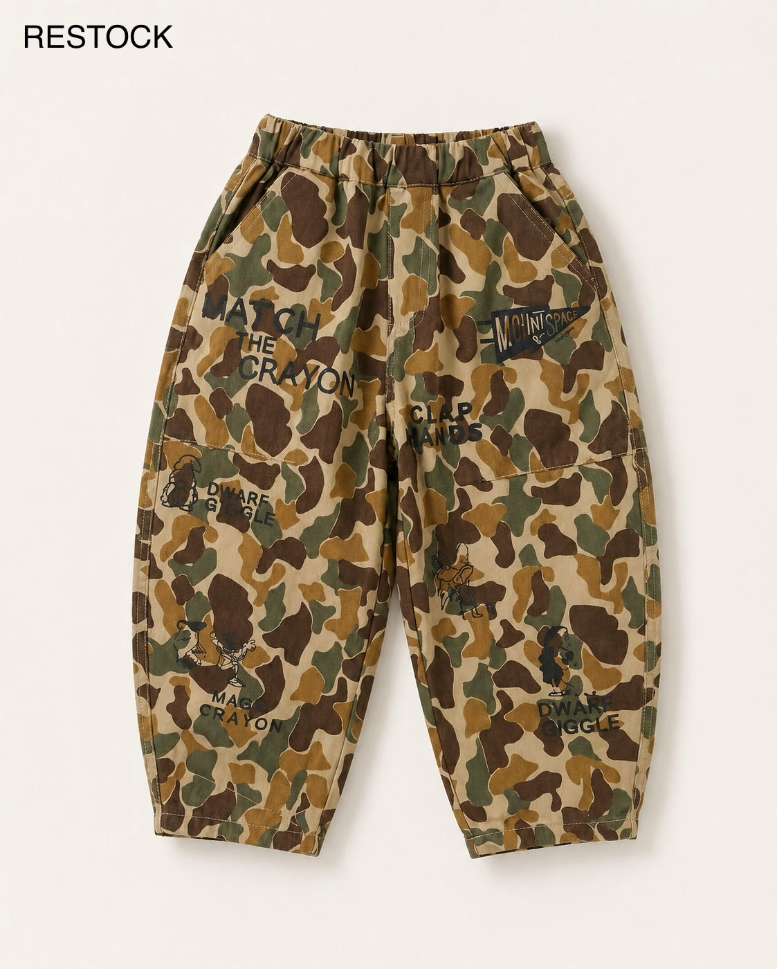 Pantalon imprimé camouflage