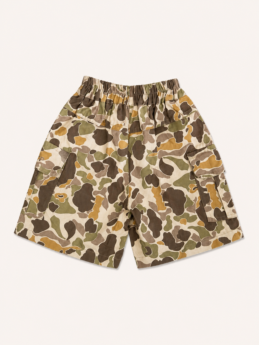 Short cargo à imprimé camouflage