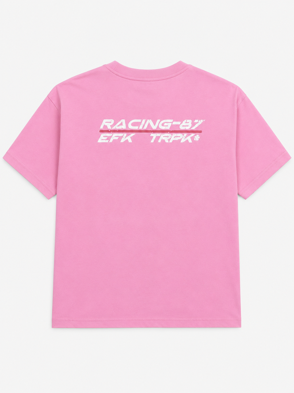 T-shirt rose imprimé