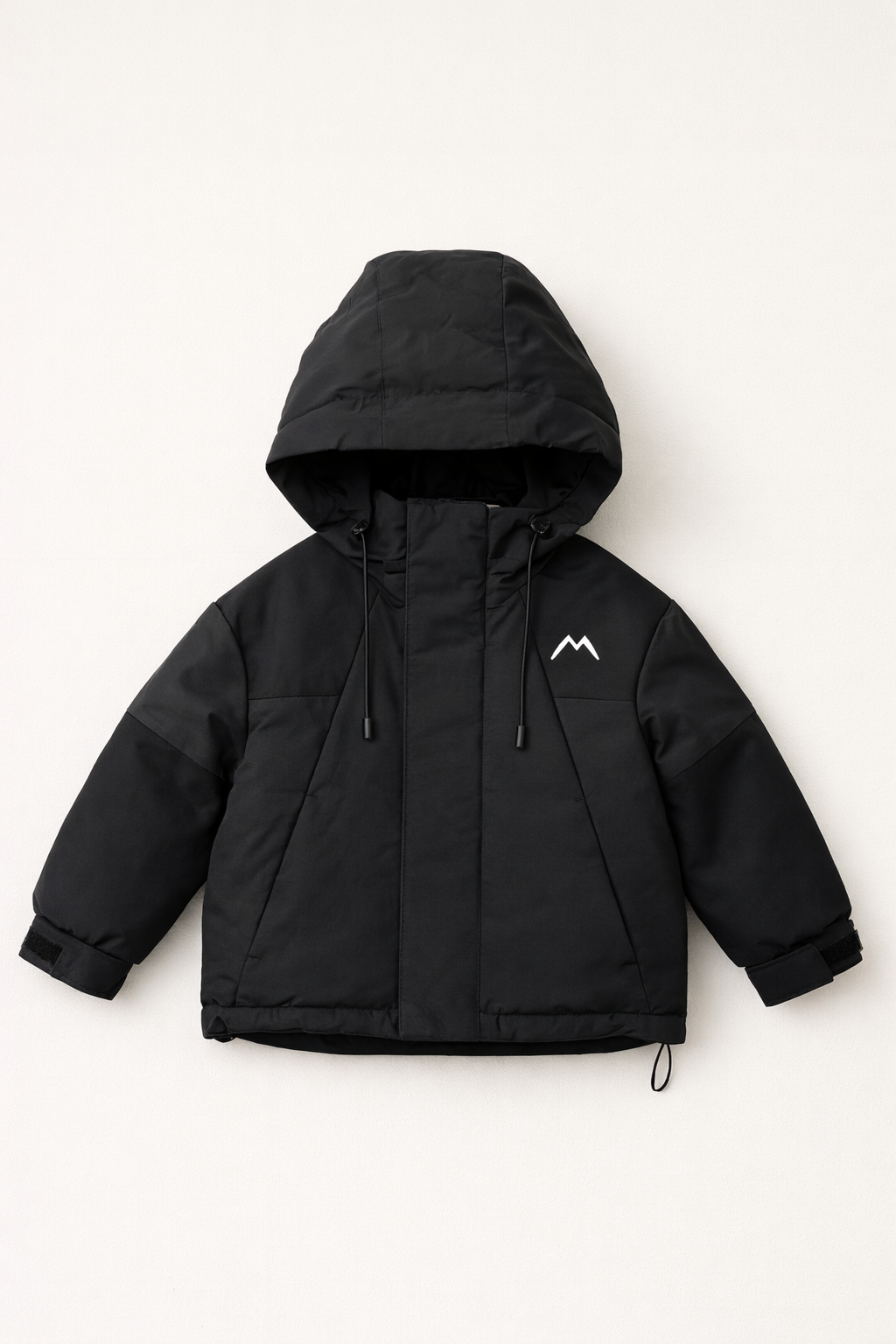 Parka urban grise et noir