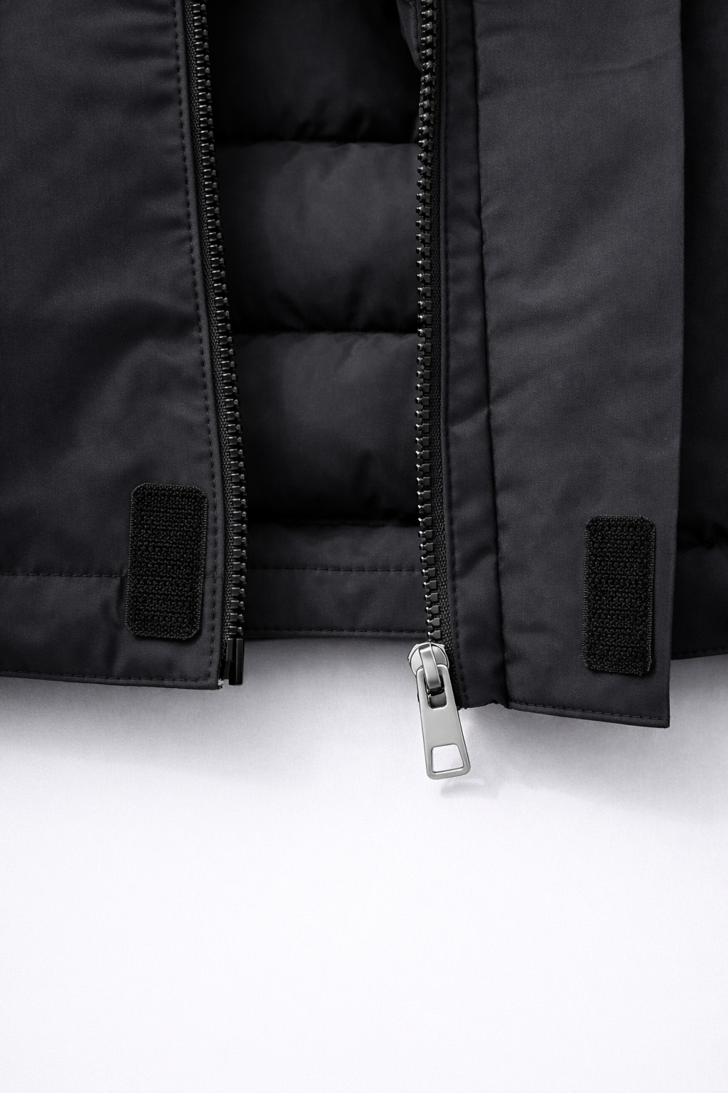 Parka urban grise et noir