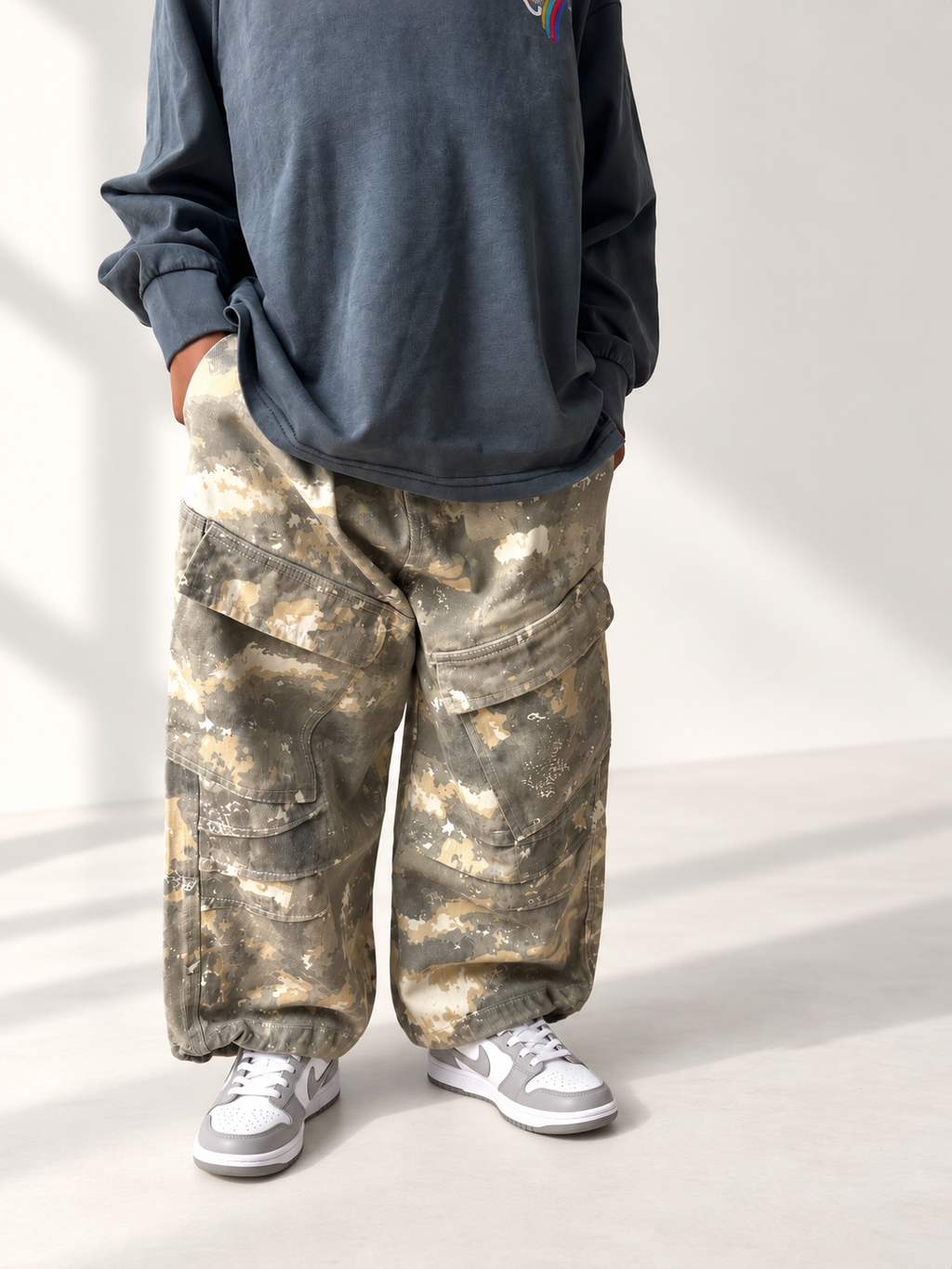 Pantalon à motif