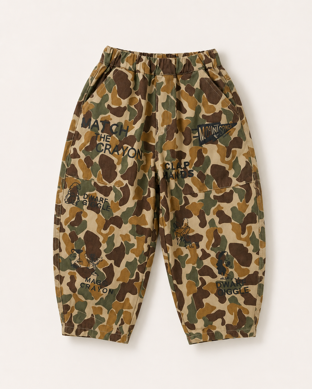 Pantalon imprimé camouflage