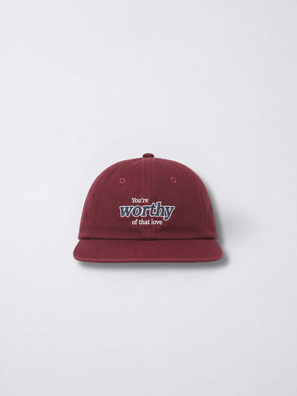 Casquette vintage inscription brodée