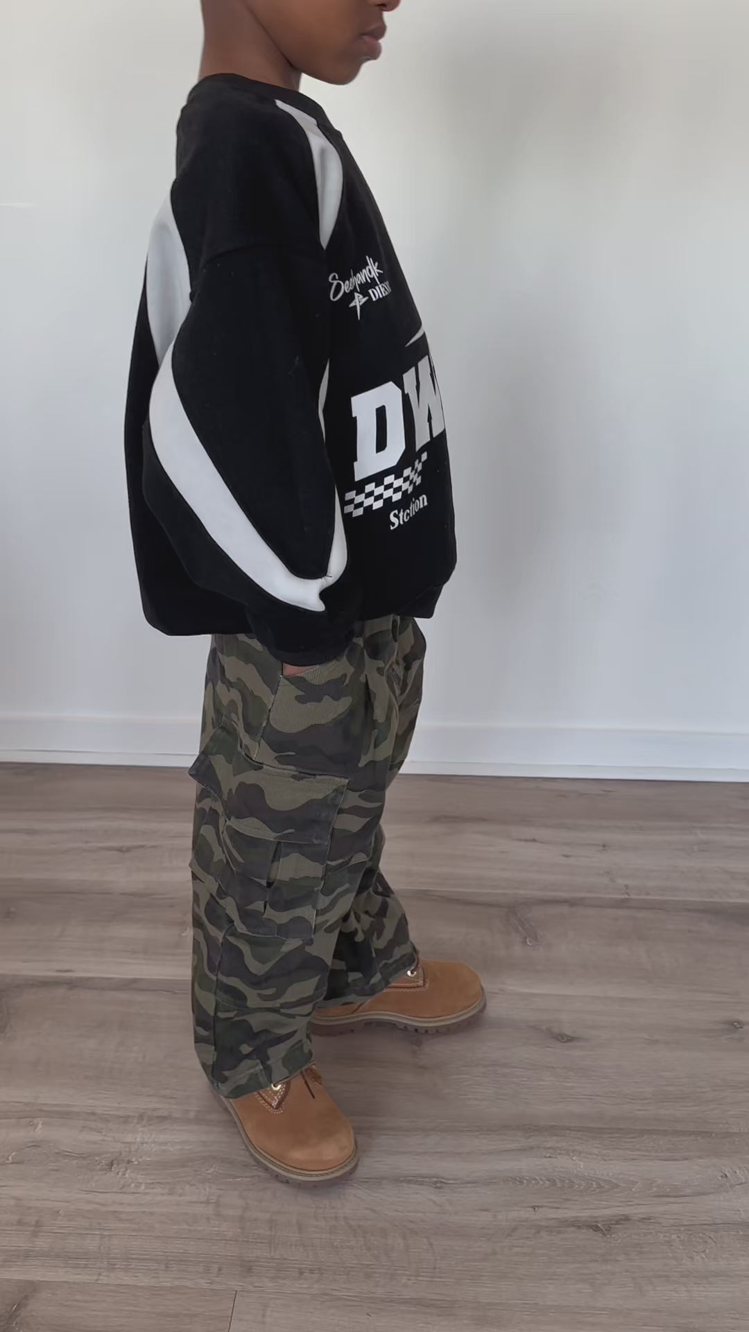 Sweat noir oversize