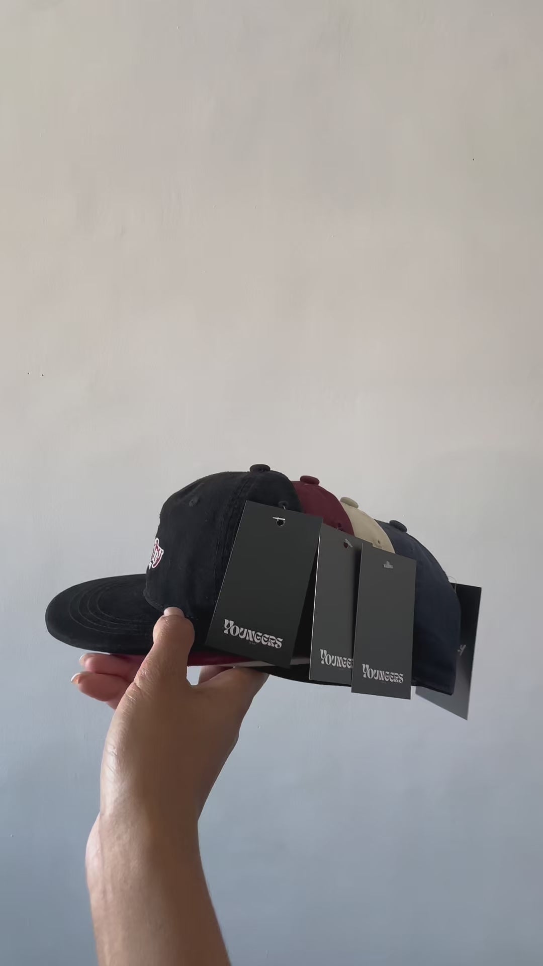 Casquette vintage inscription brodée